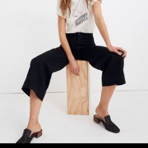 Madewell Wide Leg Crop Jeans